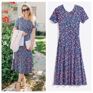Draper James Tammy Midi T-Shirt Floral Dress